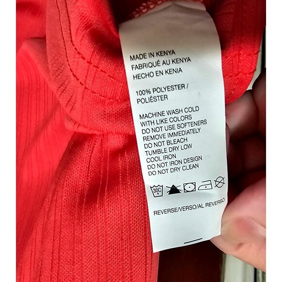 Izod Men's‎ Cool FX Performance Polo Shirt L/G Salmon - Picture 9 of 15